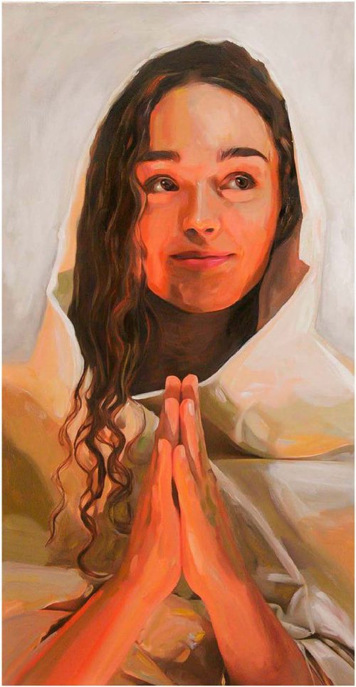 Hágase en mí OÍeo sobre tela, 100 x 50