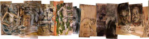 La Divina Comedia, Entrada al purgatorio mixta sobre papel 2,5x33