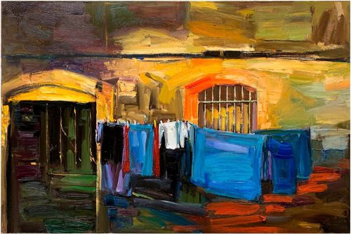 Roba estesa Óleo sobre tela 96x146